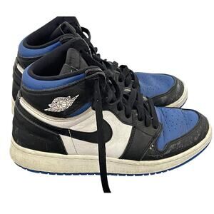 Air Jordan 1 Retro High OG GS 'Royal Toe' Blue White Black Nike